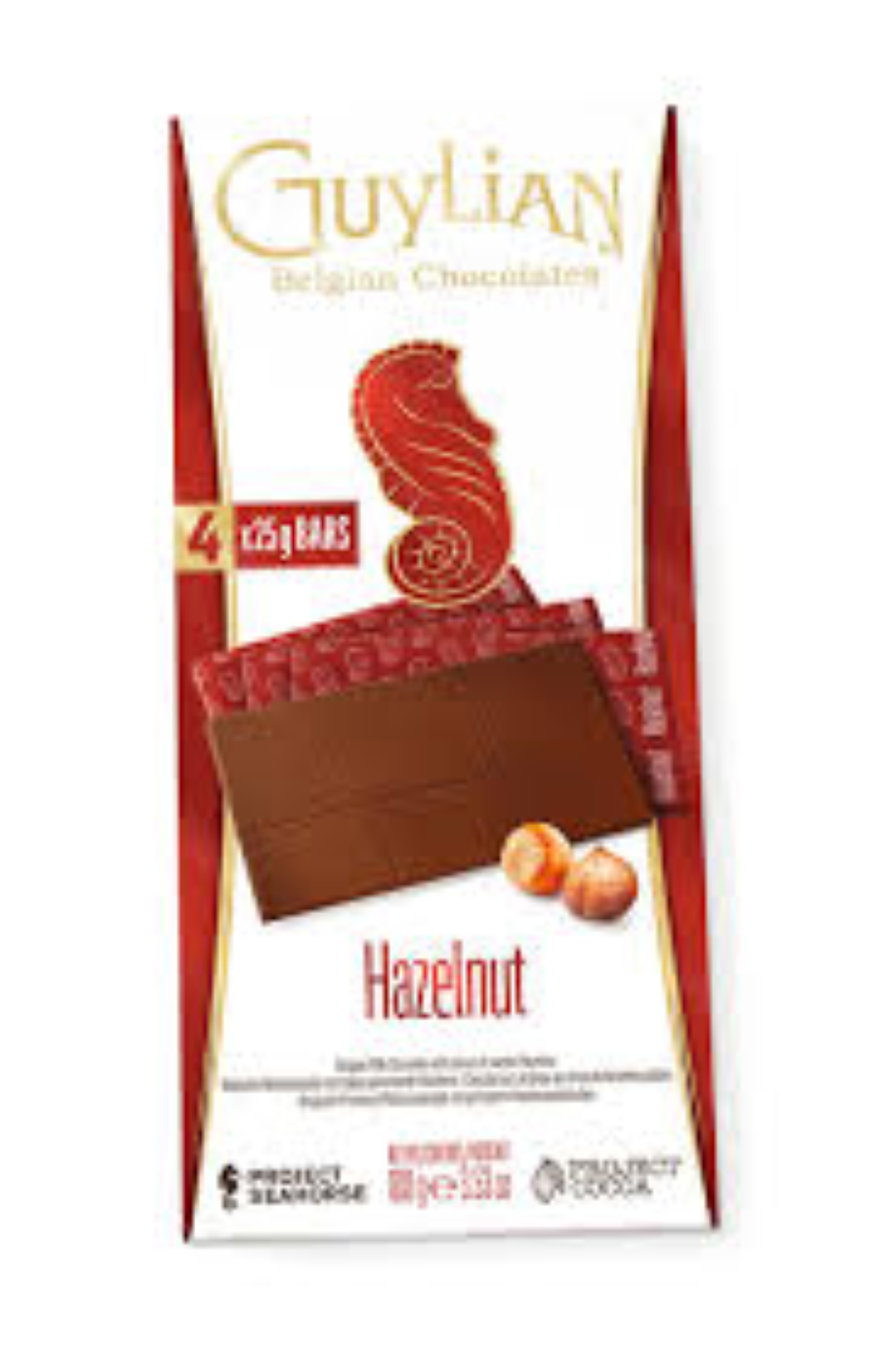 GUYLIAN MILK & HAZELNUT 100G